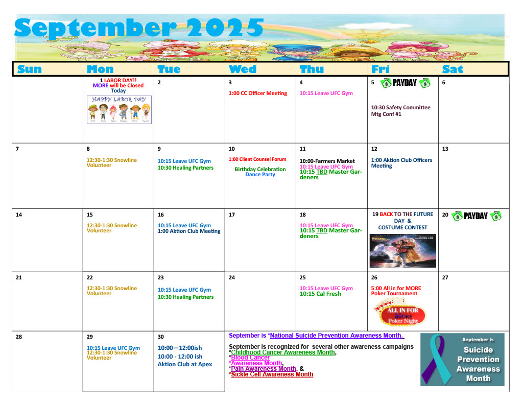 September Calendar
